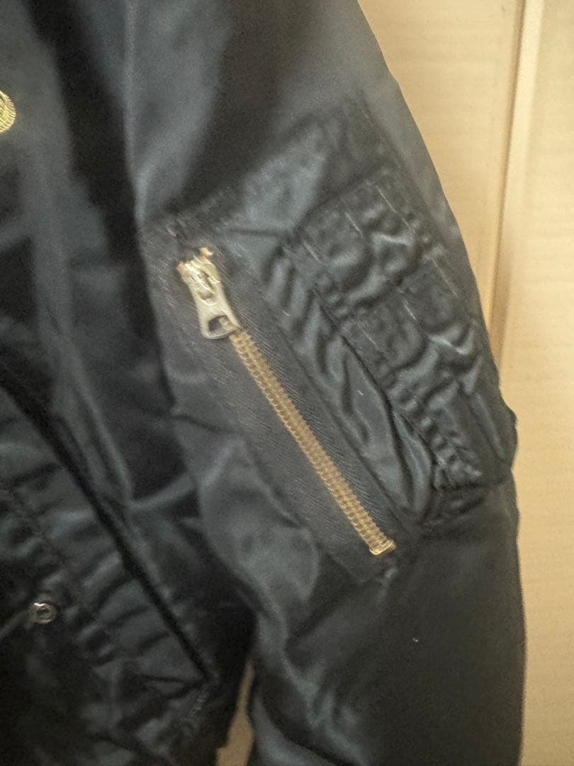 90s MA-1 フライトジャケット USA製 vintage alpha 刺繍