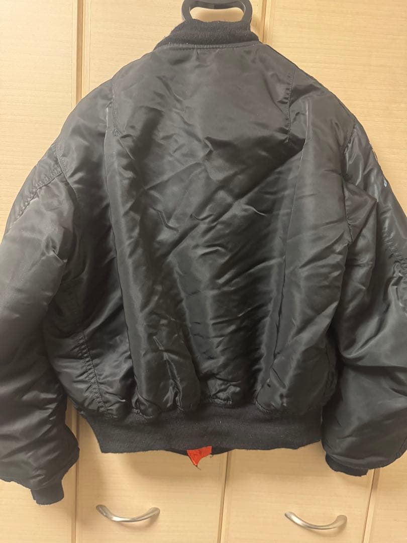 90s MA-1 フライトジャケット USA製 vintage alpha 刺繍