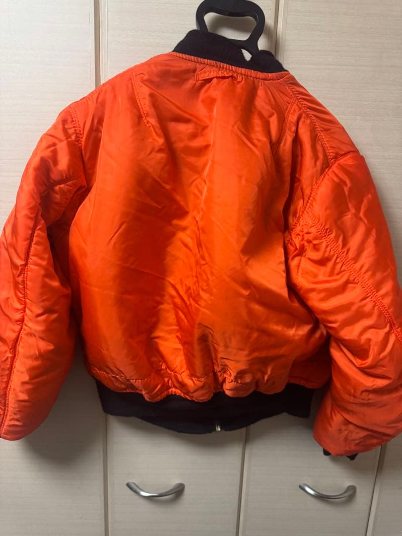 90s MA-1 フライトジャケット USA製 vintage alpha 刺繍