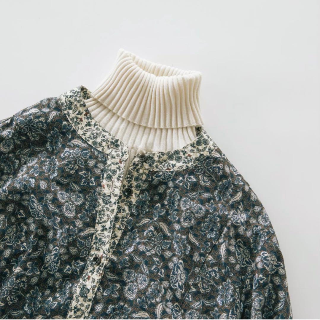 美品✨ 北欧暮らしの道具店 暮らしにときめき 大人のための柄ワンピース