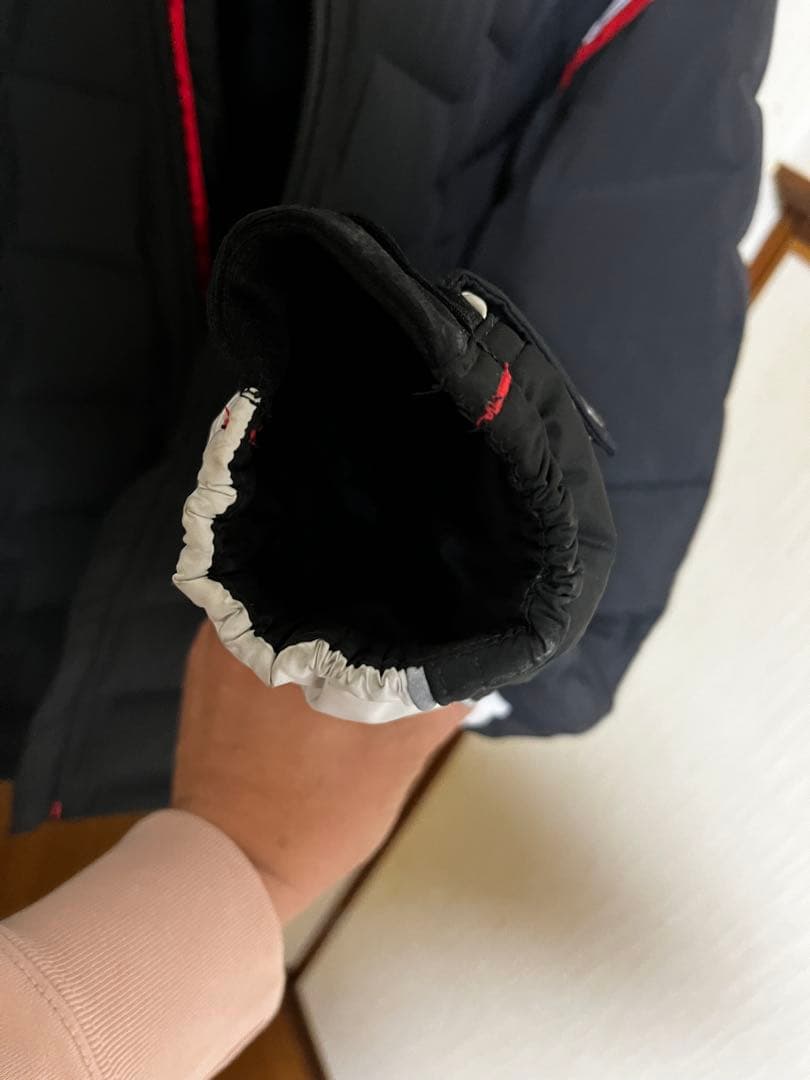 クシタニ K-2879 ホワイトグースダウンジャケット ブラック