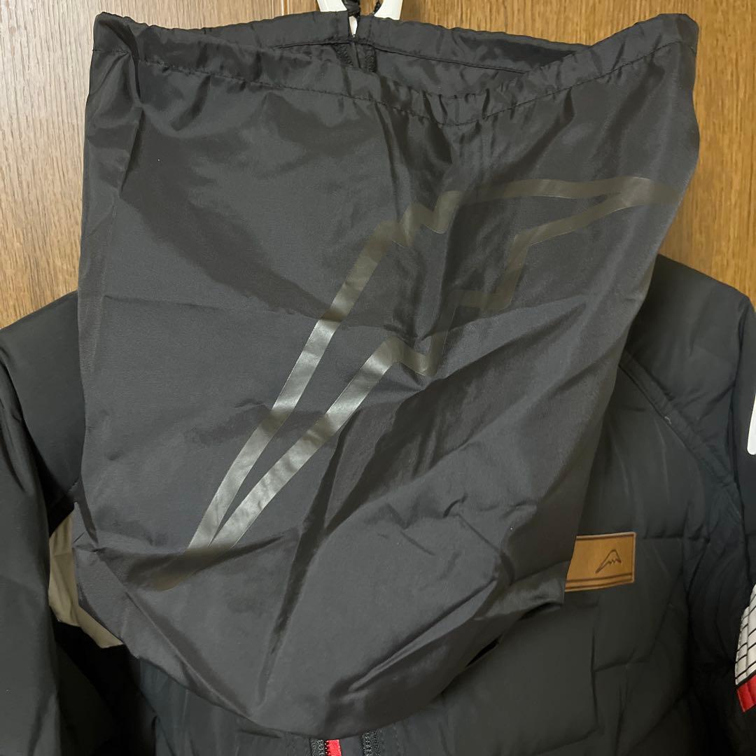 クシタニ K-2879 ホワイトグースダウンジャケット ブラック