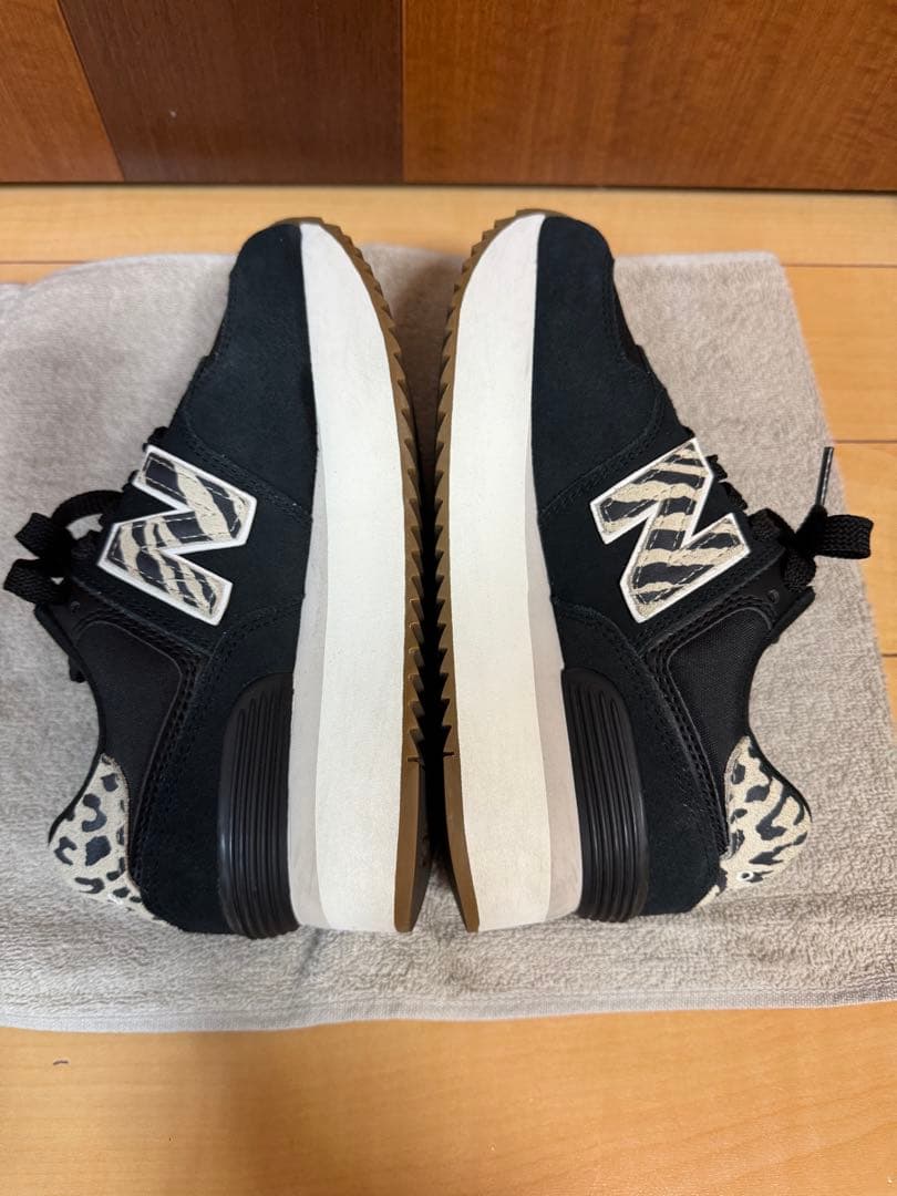 ニューバランス WL574ZDA 厚底 ゼブラ　23.5cm 限定品