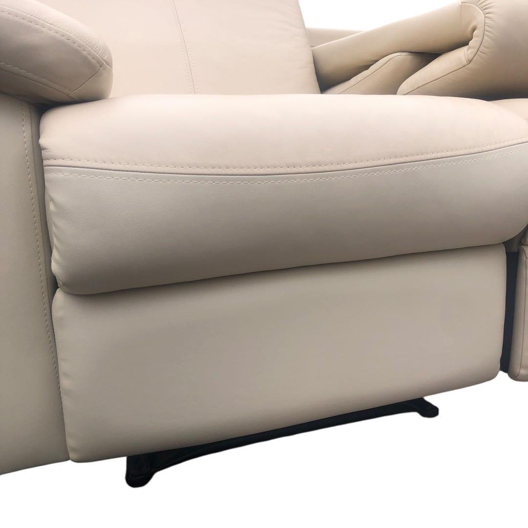 限定配送 手動 ソファ 3人掛け インテリア ベージュ 羽 N