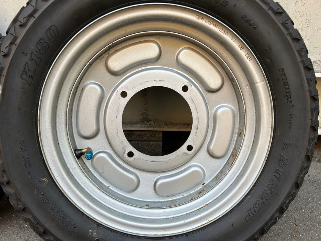 エイプ100前後　純正ホイールセット