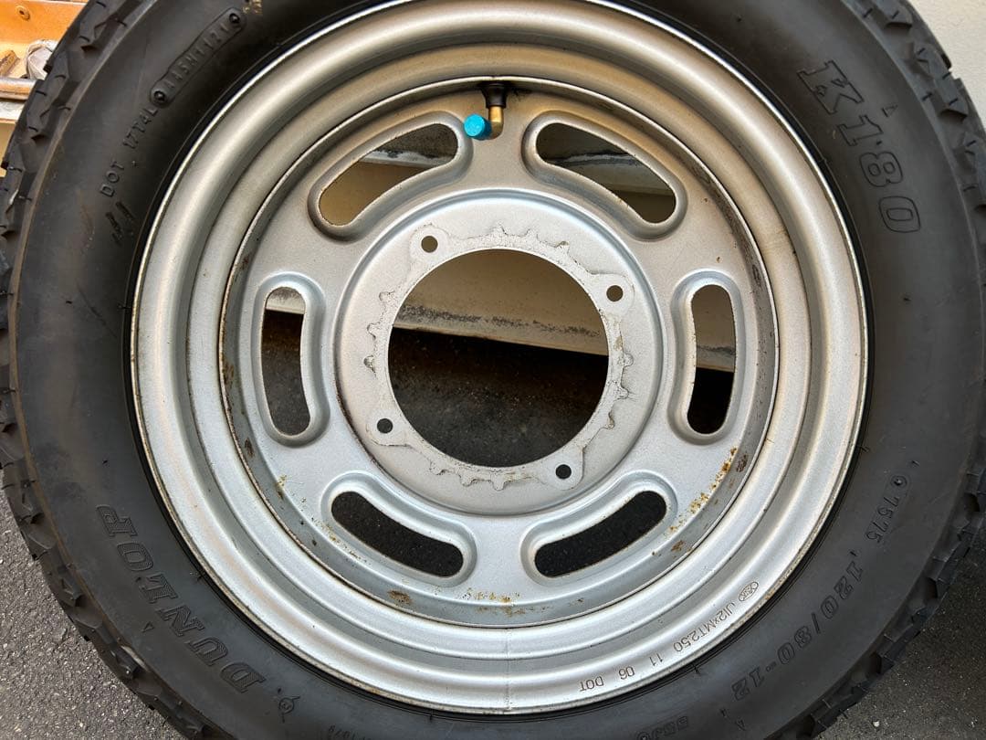 エイプ100前後　純正ホイールセット