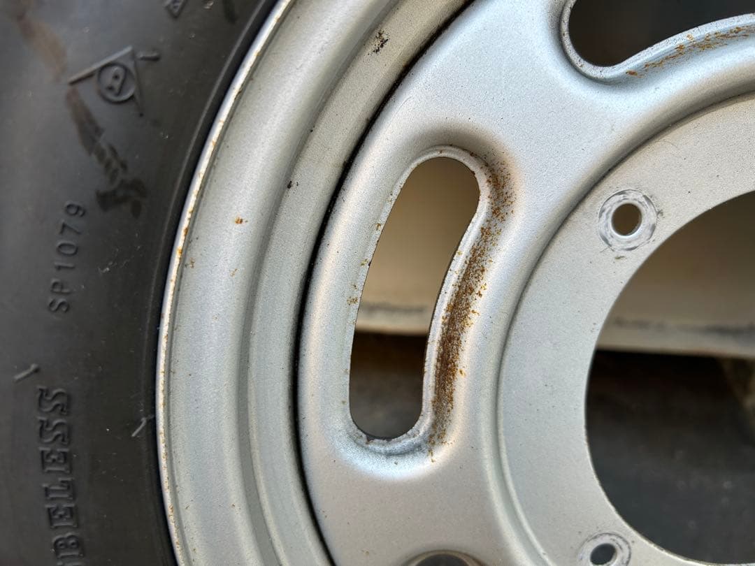 エイプ100前後　純正ホイールセット