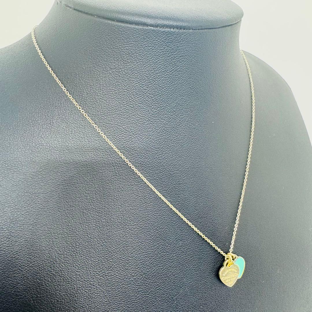 ✨Tiffany& Co✨ティファニー✨リターントゥ✨ダブルハート✨ネックレス✨