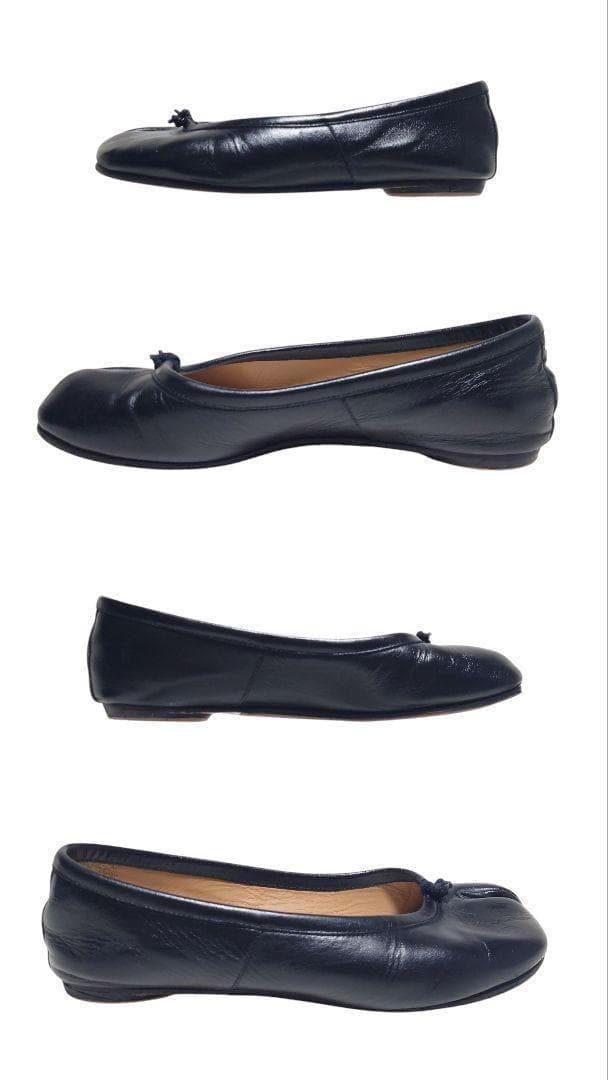 メゾンマルジェラ 足袋シューズ バレエ 23 ブラック