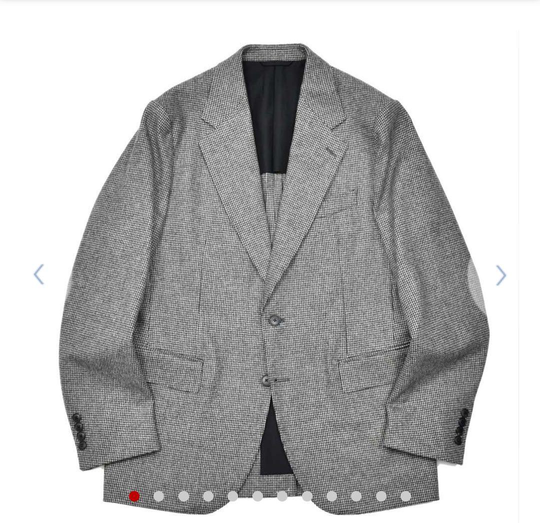 HEUGN（ユーゲン） Saint ウールハウンドトゥース2Bジャケット