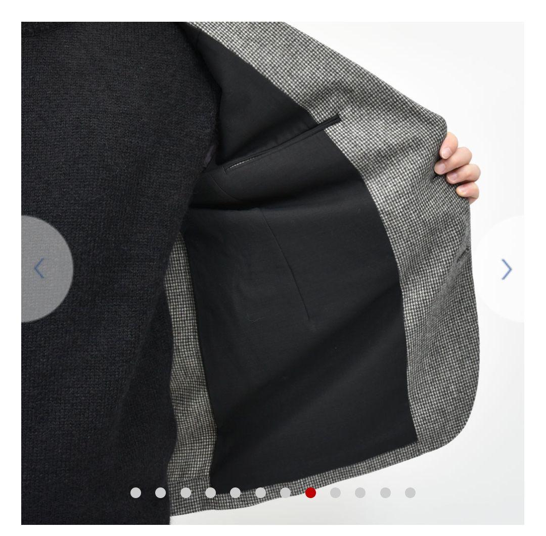 HEUGN（ユーゲン） Saint ウールハウンドトゥース2Bジャケット