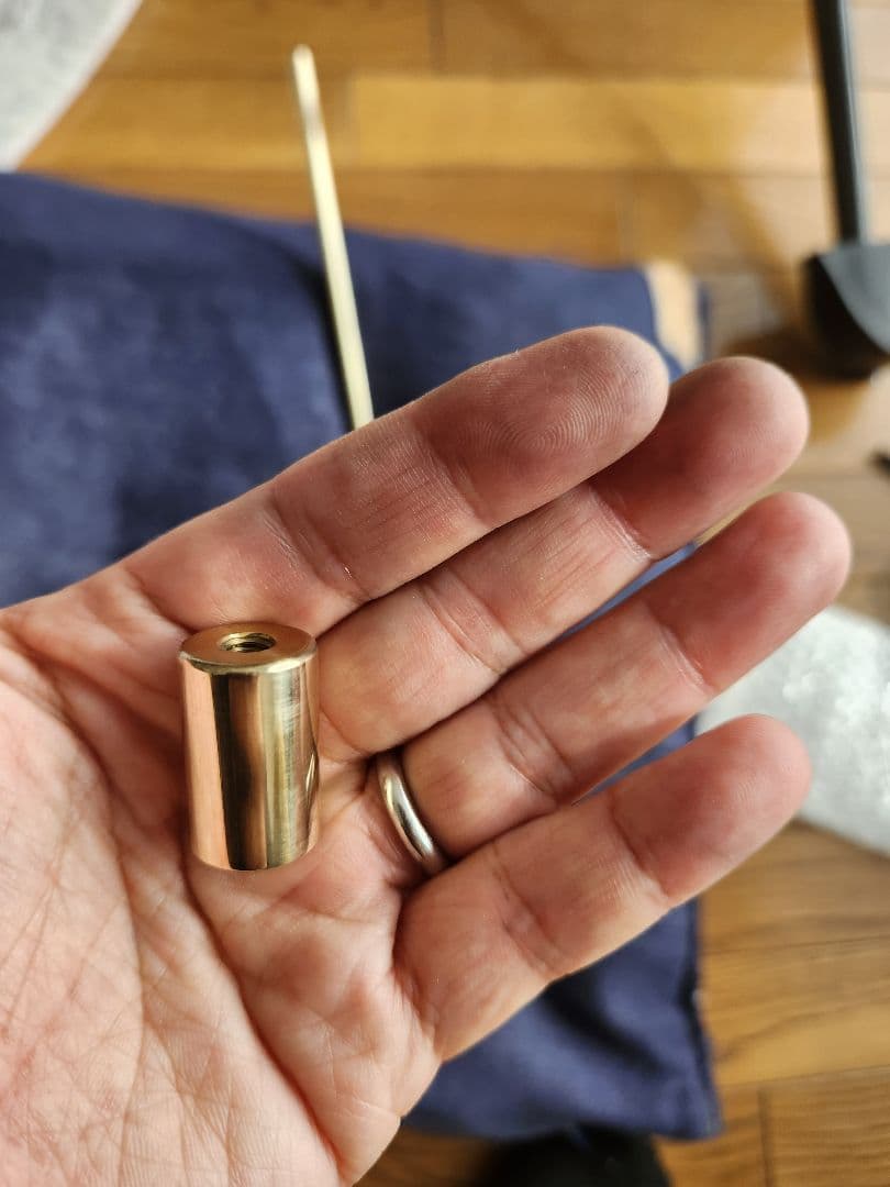 匠　エンドピン 　バスクラリネット　チップ　　ストッパー　真鍮板　おまけ付き