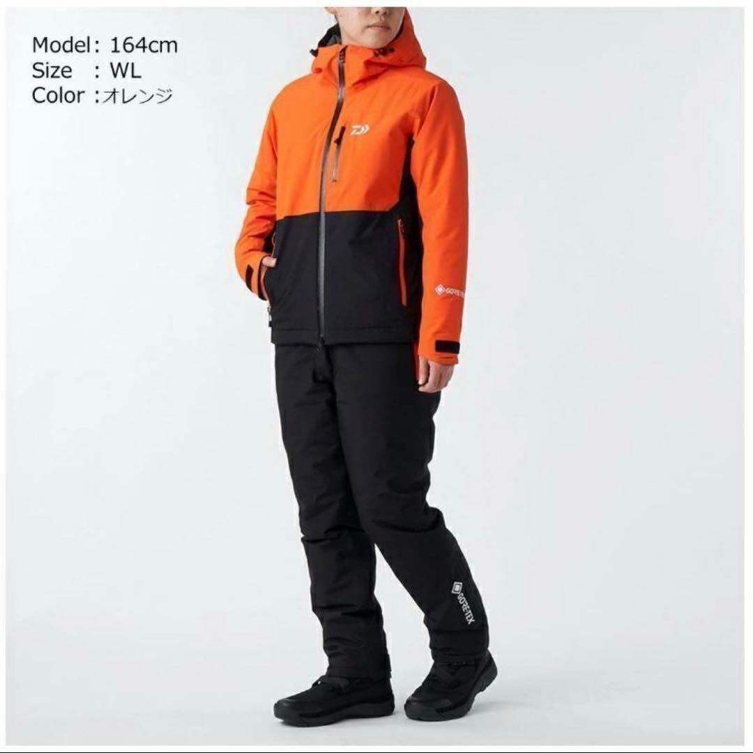 新品　ダイワ　DW-1922 ウィンタースーツ オレンジ/ブラック WL