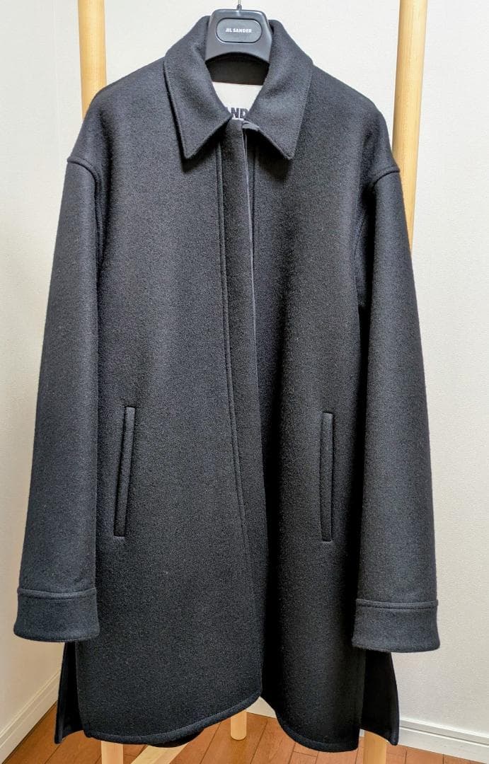 Jil Sander メルトンコート ブラック サイズ32