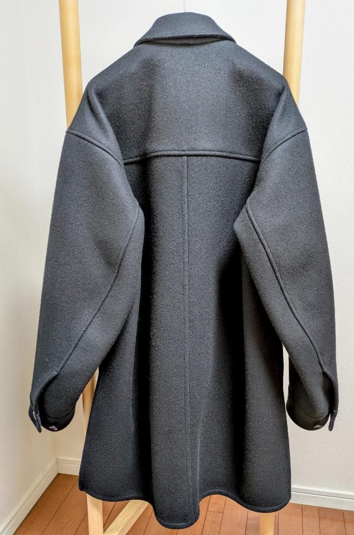 Jil Sander メルトンコート ブラック サイズ32