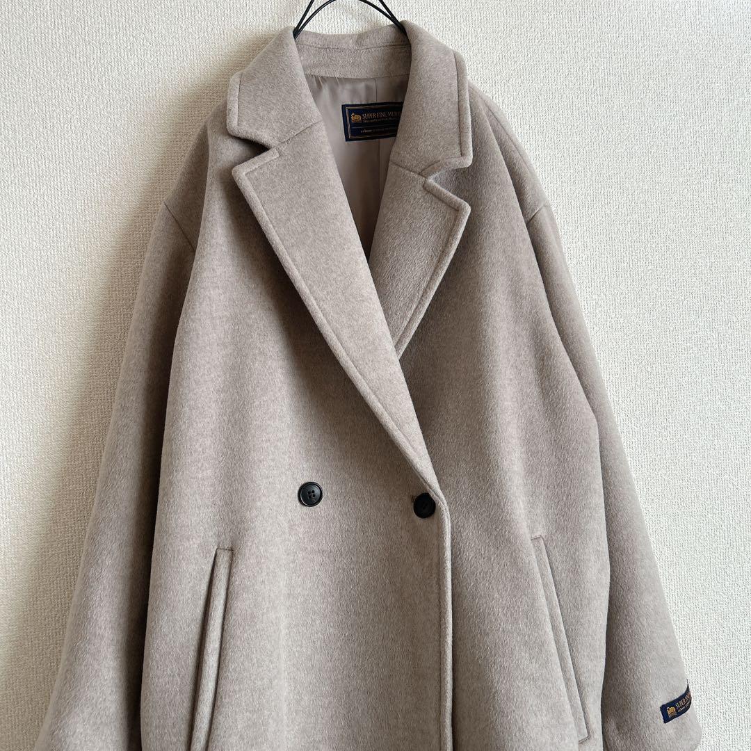 スーピーファインビーバーチェスターコート　美品　36