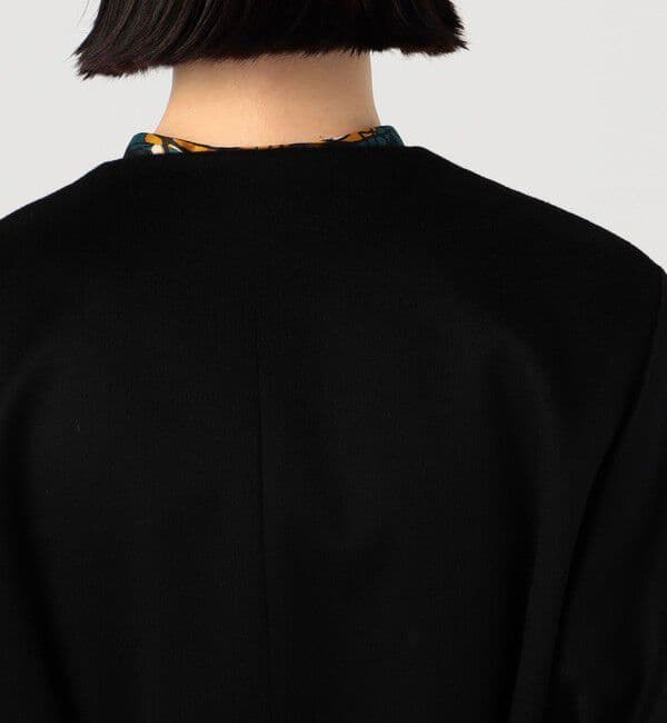 【美品】TOMORROWLAND ピュアカシミア100%コート黒 size 36