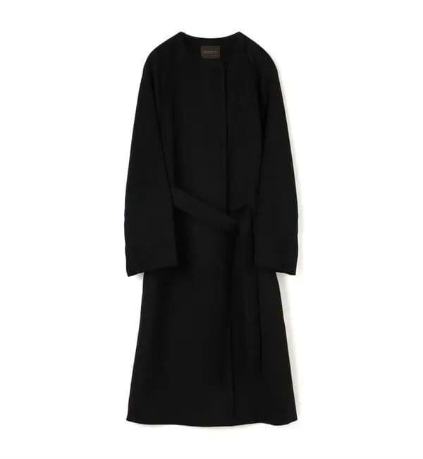 【美品】TOMORROWLAND ピュアカシミア100%コート黒 size 36