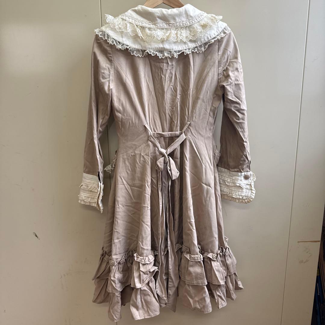 メアリーマグダレン　シャルロットコートワンピース　カフェオレ