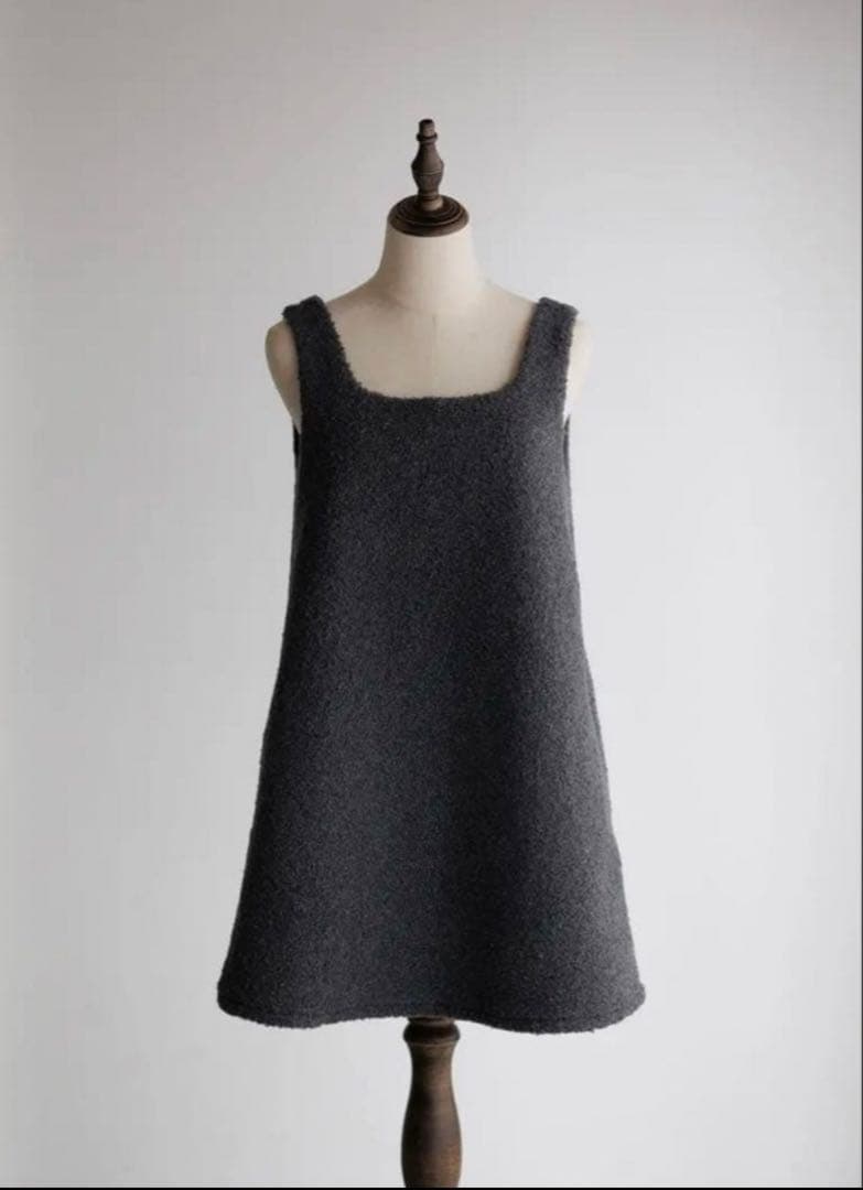 ポワpois ワンピ　square poodle onepiece