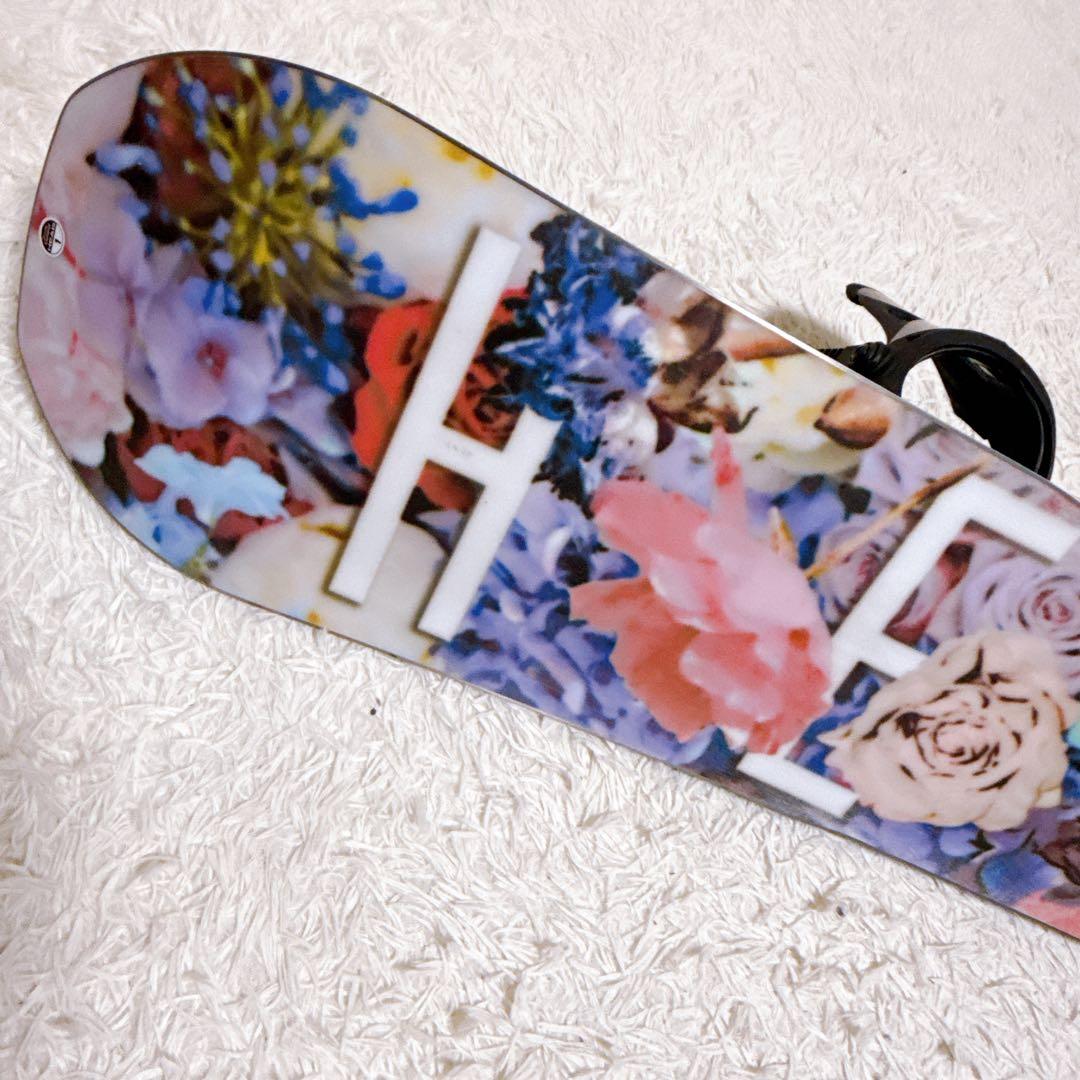 【美品】 HEAD スノーボード SPRING スプリング 花柄 142cm