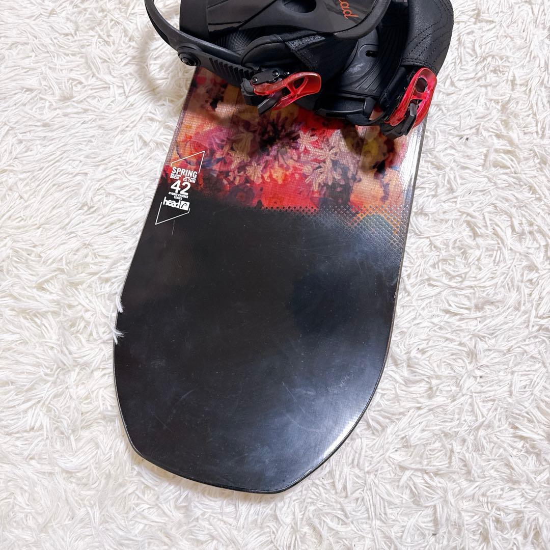 【美品】 HEAD スノーボード SPRING スプリング 花柄 142cm