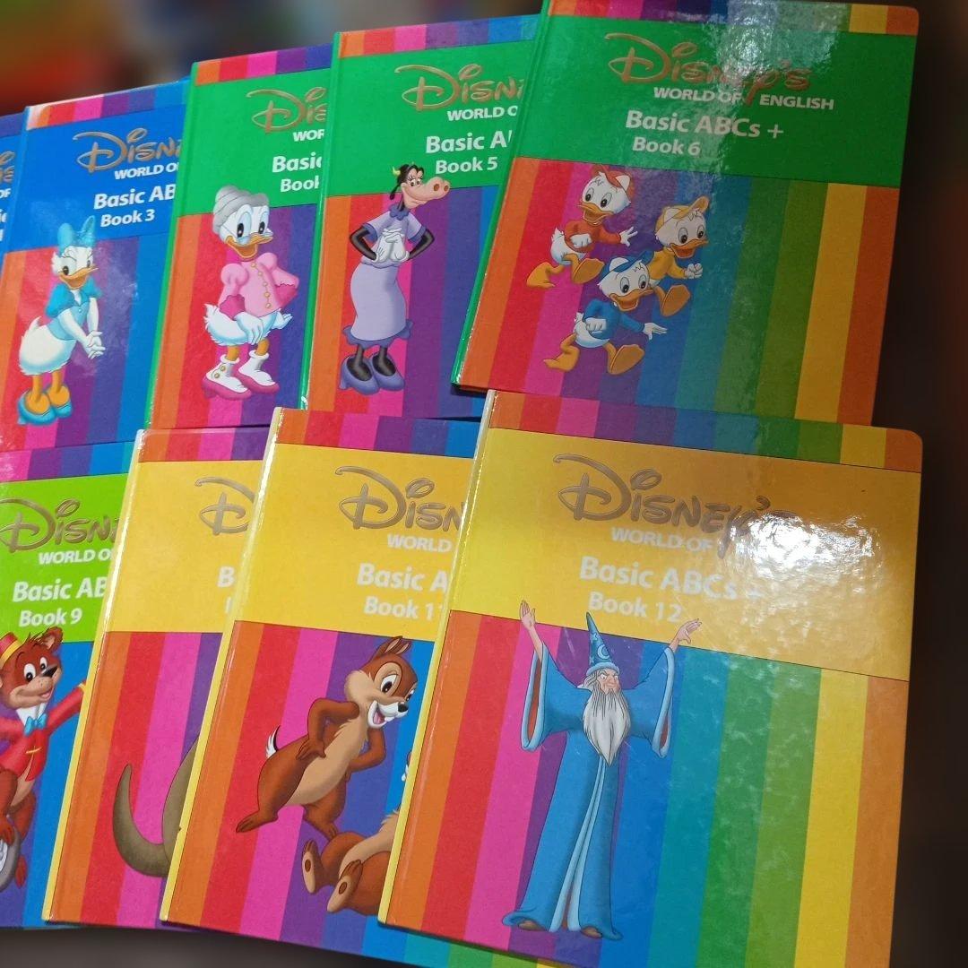 ディズニーワールドオブイングリッシュ DVD &本　セット　英語　知育絵本