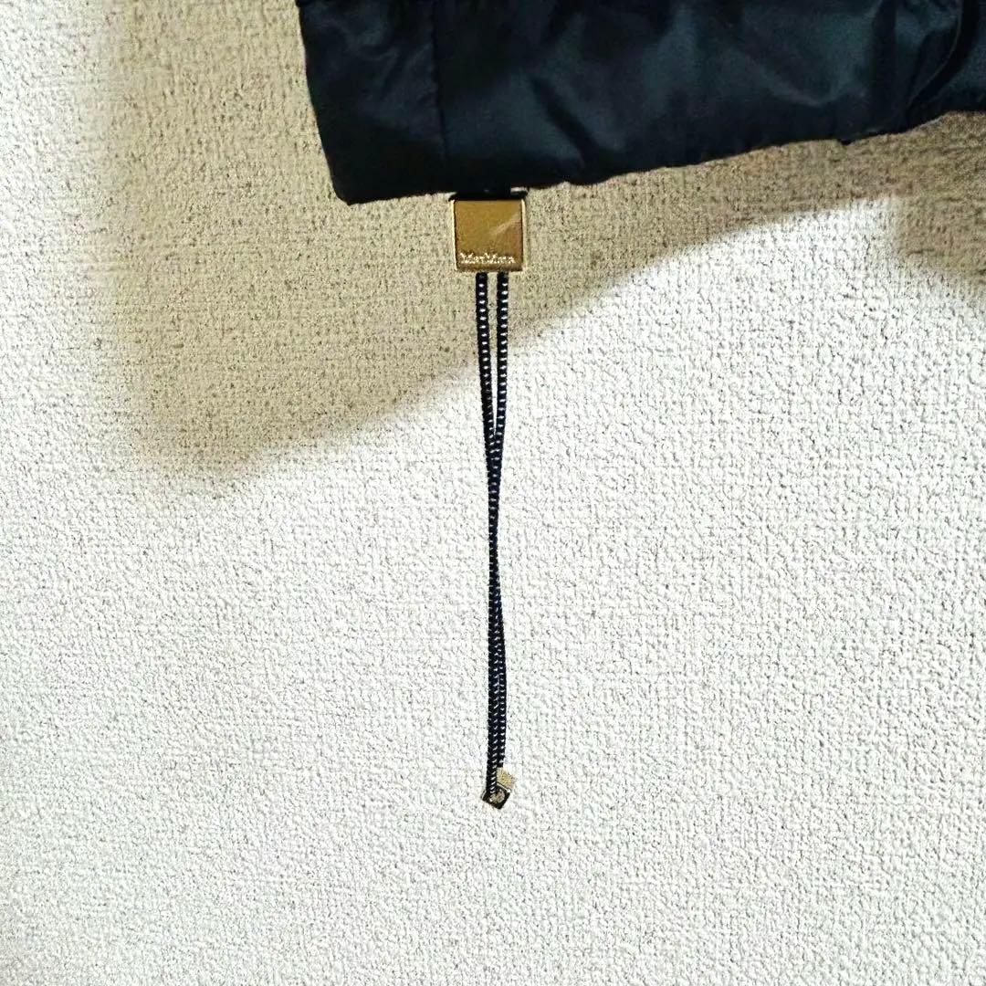 MAX MARA THE CUBE フーデッド ブルゾン ケープ　Ｍ　ブラック