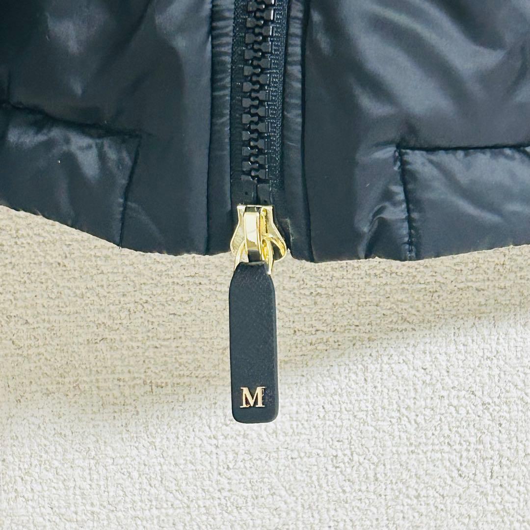MAX MARA THE CUBE フーデッド ブルゾン ケープ　Ｍ　ブラック