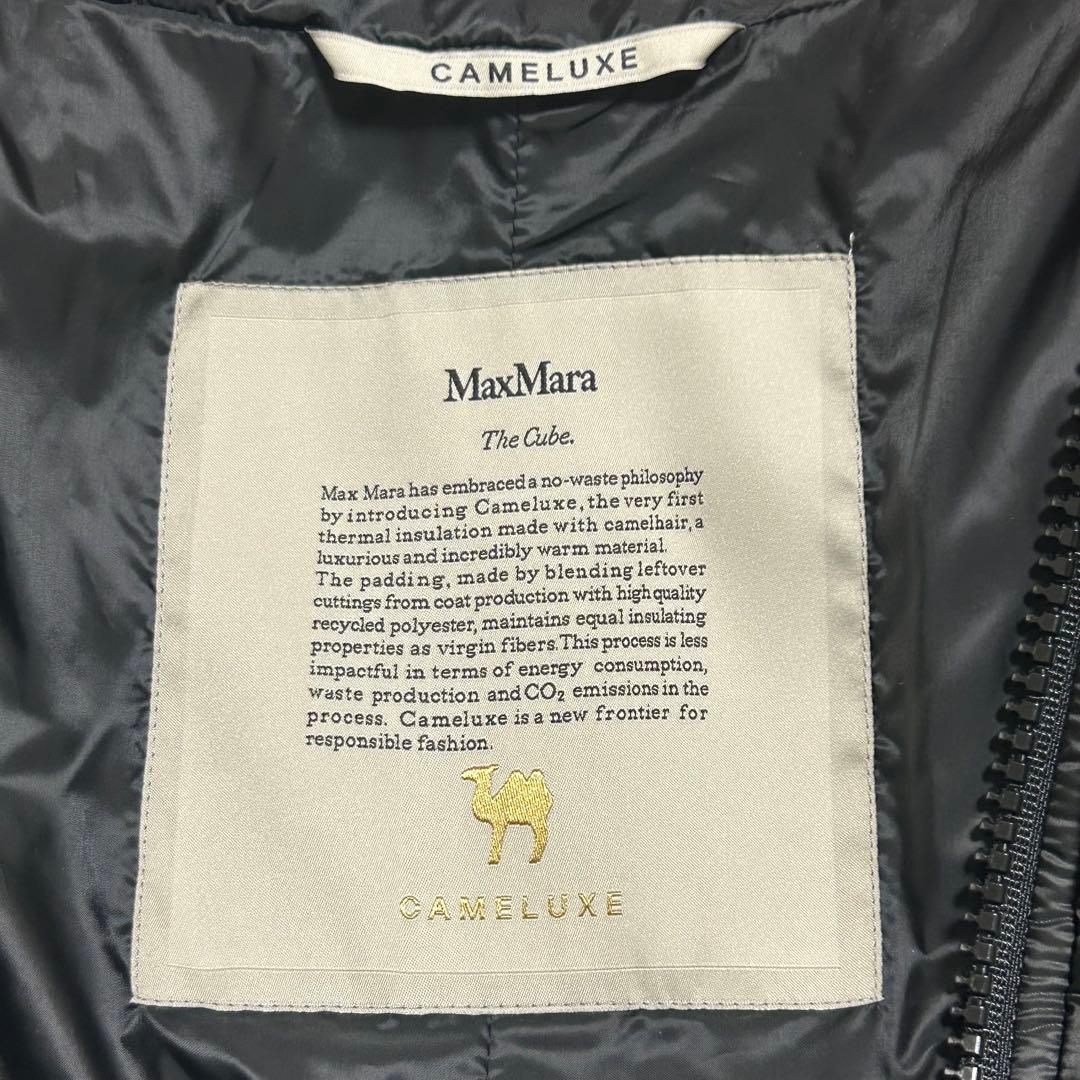 MAX MARA THE CUBE フーデッド ブルゾン ケープ　Ｍ　ブラック