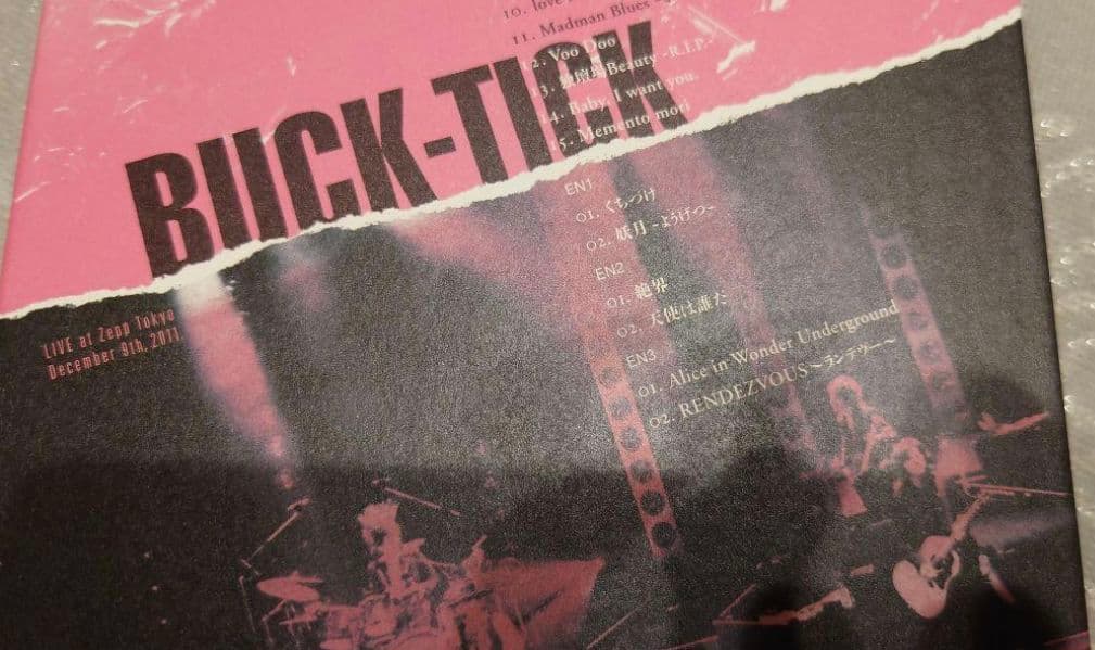 BUCK-TICK　FISHTANKer'sOnly　2011 DVD＋CD