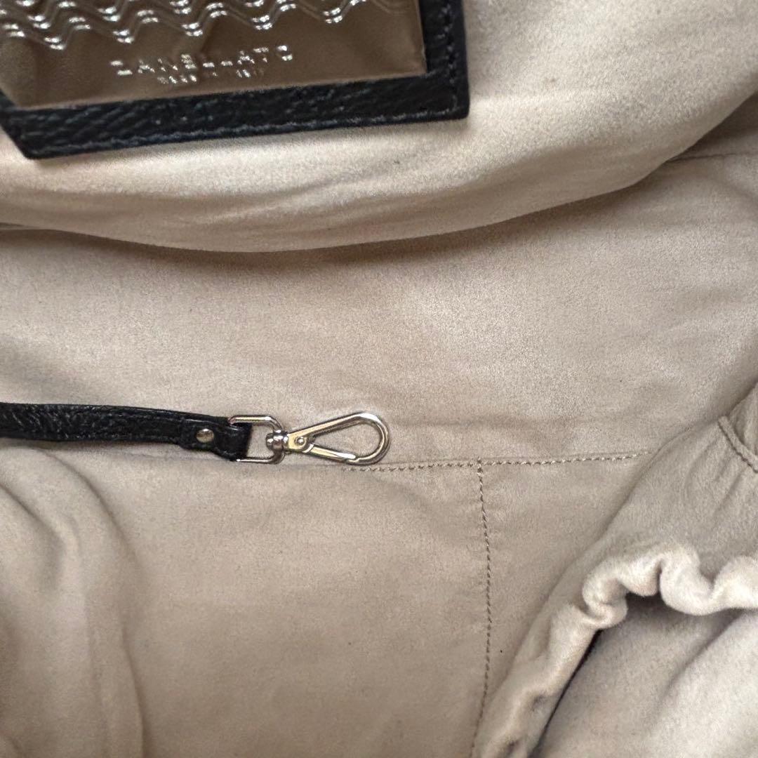 ザネラート ショルダーバッグ 2way 斜め掛け ポスティーナ レザー ブラック