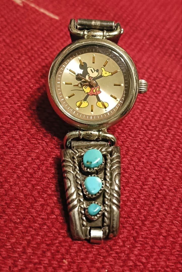 インディアンジュエリー　ターコイズウォッチ