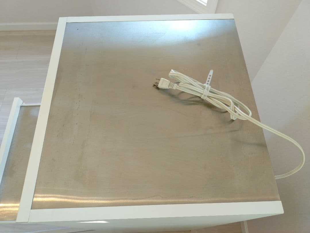 ホワイト レンジボード 高さ約117cm