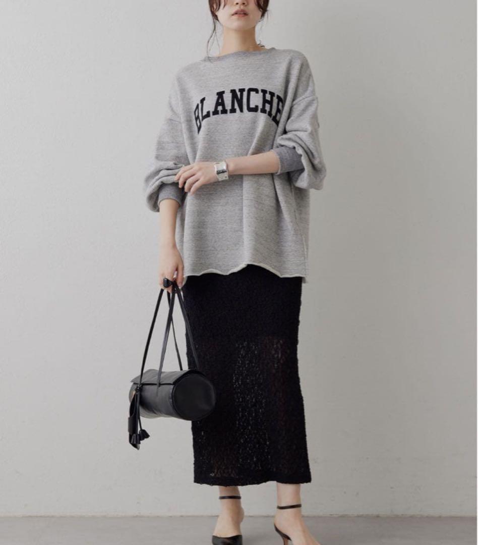 定価1.98万 ウィムガゼット フロッキーロゴスウェット オーバーサイズ