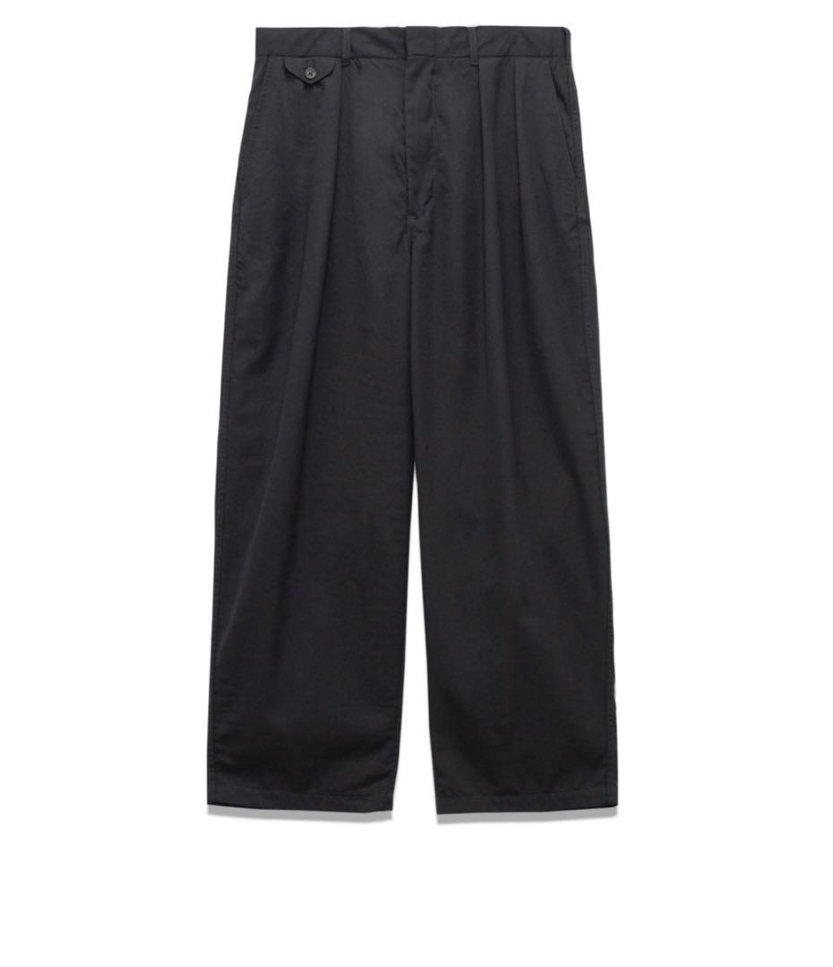 ナナミカ　Wool Gabardine Pleat Pants