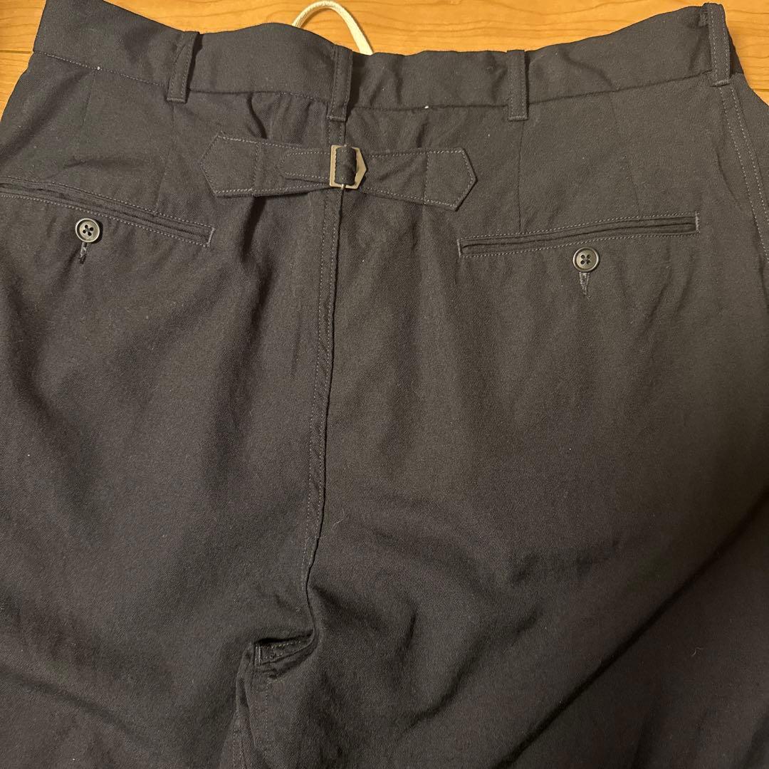 ナナミカ　Wool Gabardine Pleat Pants