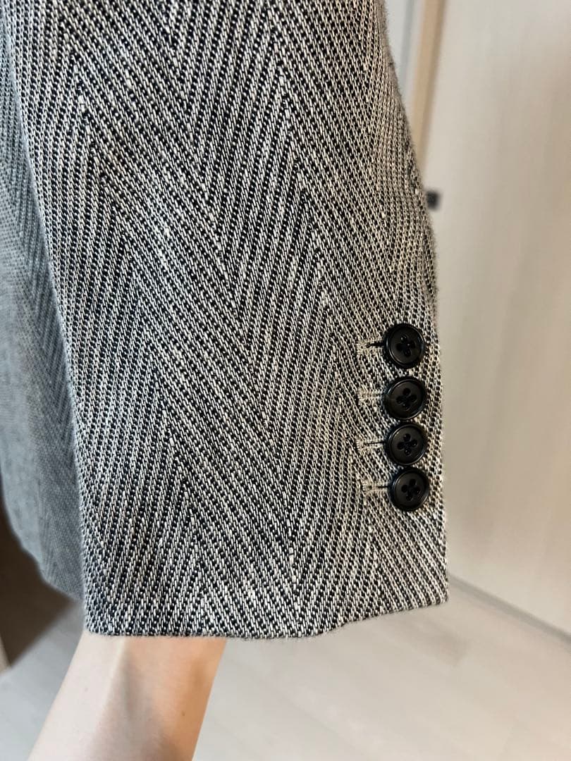 【美品】anuans ヘリンボーン ジャケット