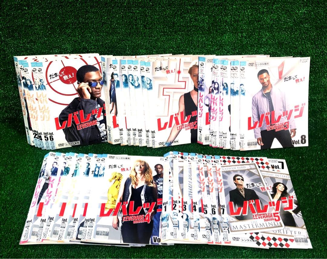 レバレッジ シーズン1-5 全巻セット DVD レンタル落ち 全37巻