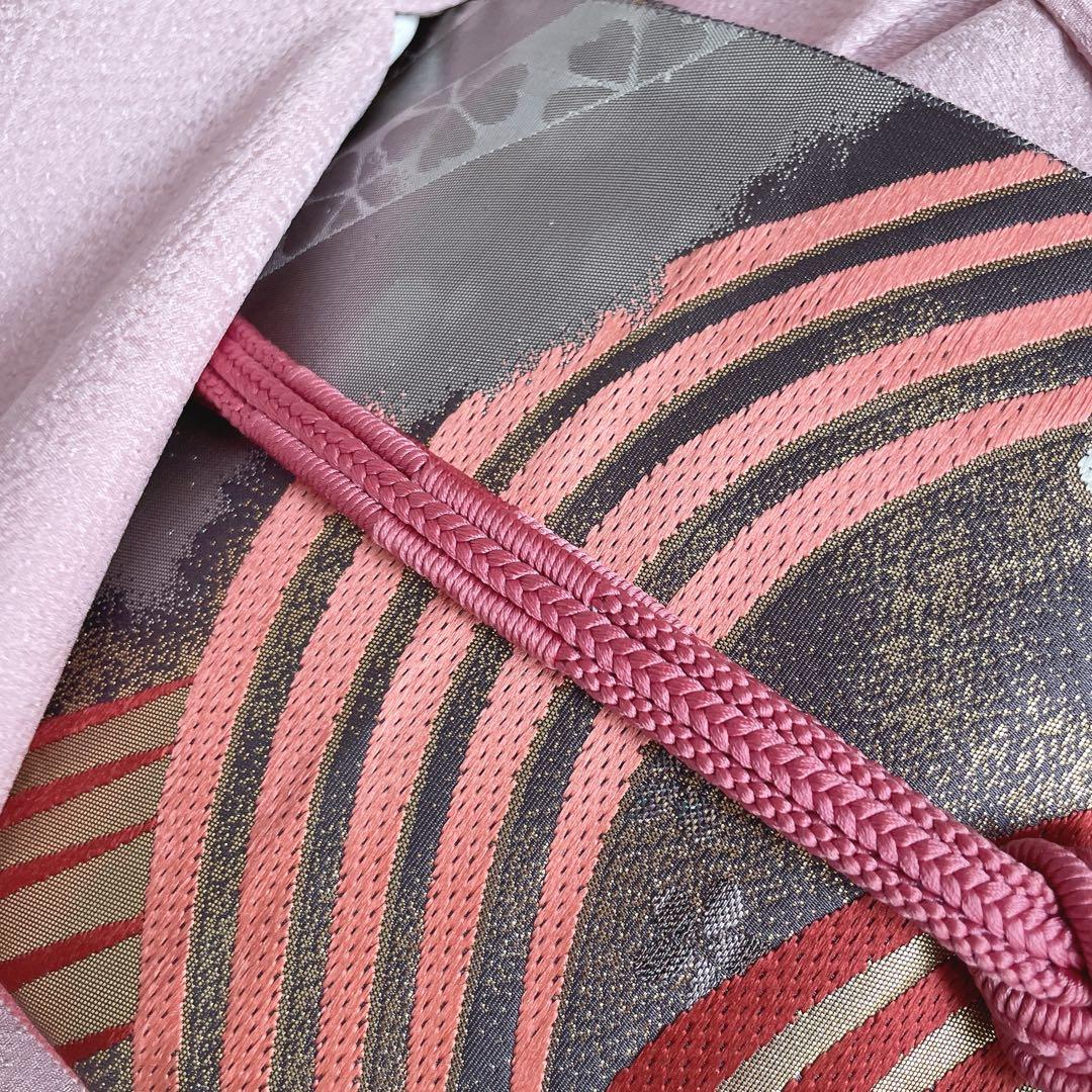 色無地　フルセット　三つ葉竜胆　紗綾形地紋　東京ますいわ屋　シンプル　I10