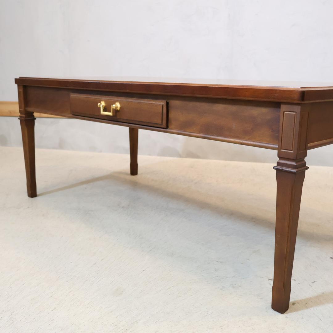 maruni マルニ 地中海シリーズ センターテーブル 引出し リビングテーブル