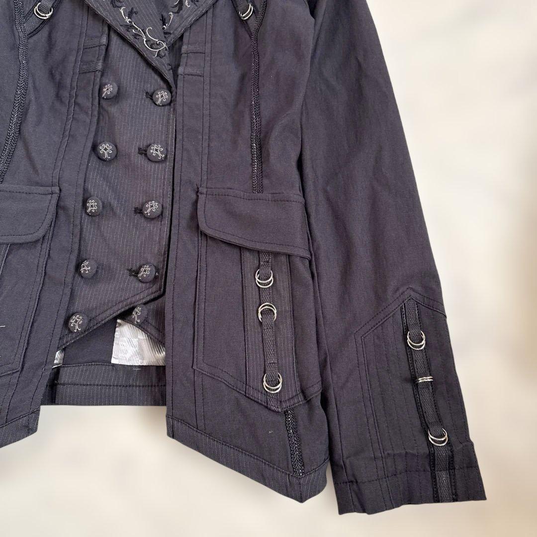 ozz croce オッズクローチェ 刺繍 ジャケット ゴスルック