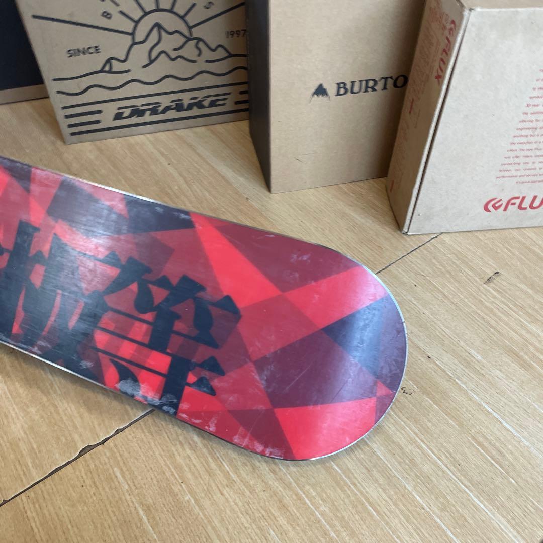 眞空雪板等×ZUMA　キッズスノーボードセット　未使用バイン付4点セット