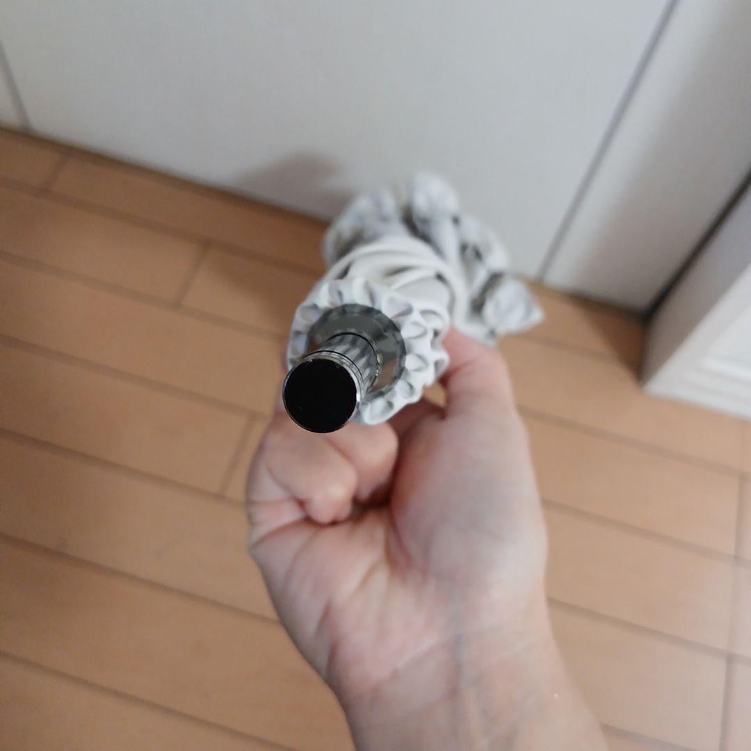 芦屋ロサブラン　Rose Blanc フリル付き日傘