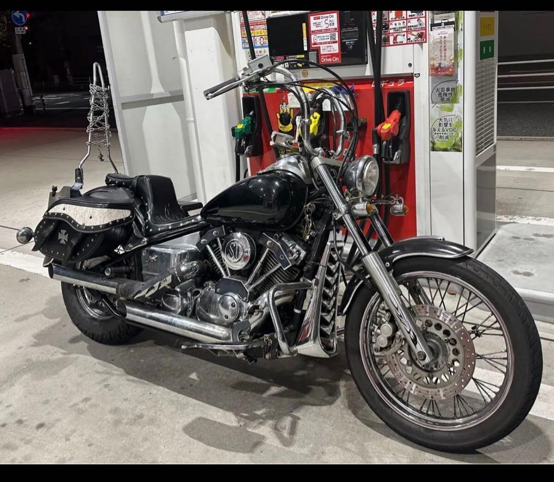 ドラッグスター400 メッキアンダーカウル アンダーカバー チンスポ 新品未使用