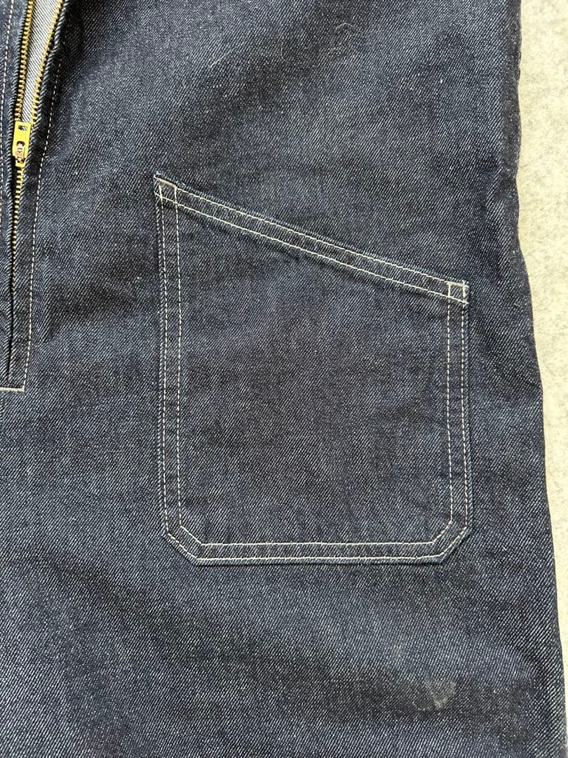 美品 ジョンブル JOHNBULL デニム チューブサロペットLオーバーオール