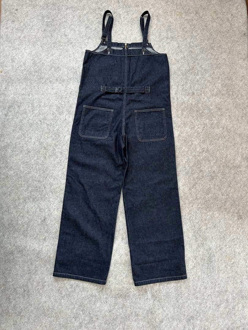 美品 ジョンブル JOHNBULL デニム チューブサロペットLオーバーオール