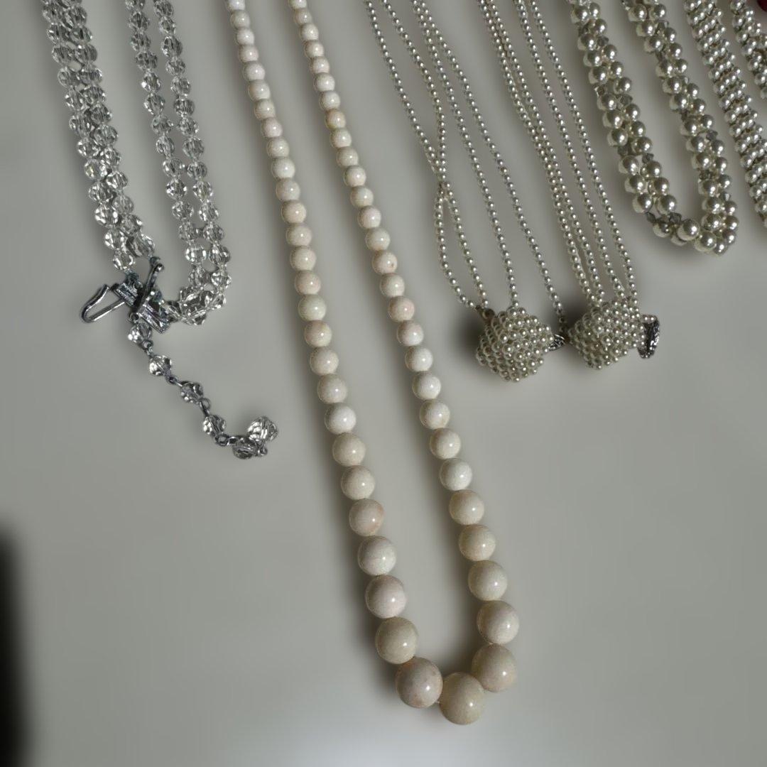 ★ アクセサリー　まとめ売り　遺品整理　生前整理 パールネックレス パール