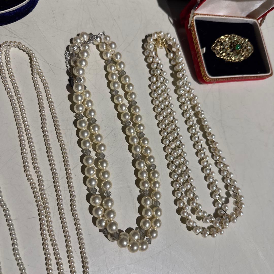 ★ アクセサリー　まとめ売り　遺品整理　生前整理 パールネックレス パール