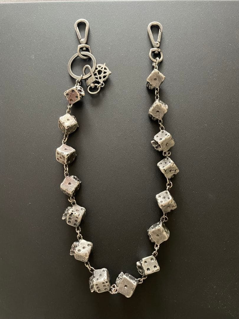 小物 emostanceclub skull dice wallet chain